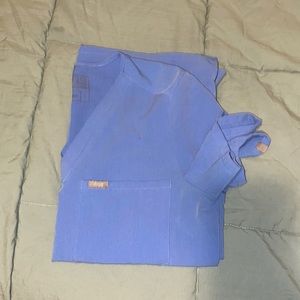 FIGS Ceil Blue Catarina Scrub Top